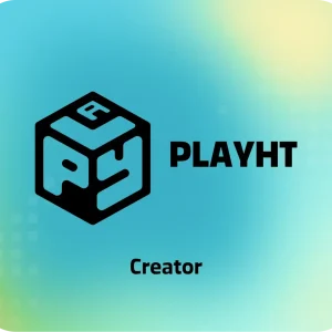 هوش مصنوعی PlayHT ابزاری برای تبدیل متن به گفتار است که با فناوری پیشرفته خود می‌تواند به ده‌ها زبان و لهجه مختلف، صداهایی طبیعی، زنده، شفاف و کاملاً شبیه به انسان تولید کند. با این هوش مصنوعی می‌توانید پادکست، کتاب صوتی، نریشن (گویندگی) ویدیو و هر فایل صوتی دیگری را که مبتنی‌بر صدای انسان باشد، بسازید و حتی از آن به‌عنوان میزبان (Host) پادکست برای پلتفرم‌هایی مثل آی‌تونز و اسپاتیفای استفاده کنید. این هوش مصنوعی علاوه‌بر پلن‌های عادی، پلن‌هایی برای نسخه API خود دارد که امکانات مختلفی را برای ادغام PlayHT در سایت‌ها و اپلیکیشن‌ها ارائه می‌کنند. فرض کنید می‌توانید محتوای صوتی برای پادکست، آموزش، کتاب صوتی یا قصه‌گویی بسازید؛ بدون اینکه نیاز باشد یک کلمه هم صحبت کنید و نتیجه کاملا طبیعی و شبیه به صدای انسان باشد، با مکث‌های به‌جا و نمایش احساسات. خوشبختانه یک هوش مصنوعی برای این کار وجود دارد. با خرید اکانت PlayHT شما هم مثل شرکت‌های بزرگ آمازون، هیوندای و… می‌توانید از قابلیت‌های پیشرفته تبدیل متن به صدا استفاده کنید.