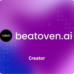 Beatoven هوش مصنوعی تولید موسیقی، به شما کمک می‌کند موسیقی‌های اورجینال و بدون حق امتیاز (royalty-free) ایجاد کنید؛ یعنی بعد از دانلود موسیقی، می‌توانید آن را در ویدیوها، پادکست‌ها یا هر پروژه‌ای استفاده کنید، بدون اینکه لازم باشد به آهنگ‌ساز یا یک شرکت موسیقی پول بپردازید. هوش مصنوعی Beatoven با استفاده از الگوریتم‌های یادگیری ماشین و پردازش صوتی، موسیقی‌هایی را بر اساس سبک، احساسات و تنظیماتی که انتخاب می‌کنید، تولید می‌کند. برای ساخت موسیقی بی‌کلام و پس‌زمینه beatoven انتخابی منحصربه‌فرد و مناسب است. پیداکردن موسیقی بی‌کلامی که با پادکست، کتاب صوتی و مستند شما هماهنگ باشد بسیار چالش‌برانگیز است. استفاده از موسیقی دارای حق کپی رایت منجر به حذف و مشکلات حقوقی می‌شود. از طرفی، آهنگ‌های رایگان معمولاً کیفیت پایینی دارند و ساخت موسیقی اختصاصی هم هزینه‌ و مهارت بالا نیازمند است. هوش مصنوعی Beatoven تنها با نوشتن یک پرامپت برایتان آهنگ می‌سازد؛ بدون نگرانی از حق کپی‎‌رایت و ارائه مجوز انحصاری. با خرید اکانت Beatoven، مانند بتهوون موسیقی‌هایی باکیفیت و جذاب بسازید.